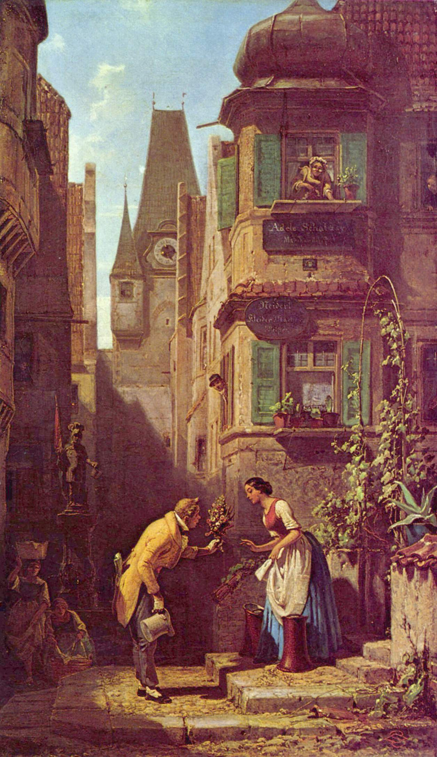 Der ewige Hochzeiter (L’Éternel fiancé) - Carl Spitzweg