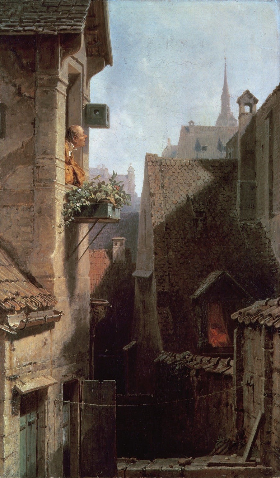 Der Hypochonder (L’Hypocondriaque) - Carl Spitzweg