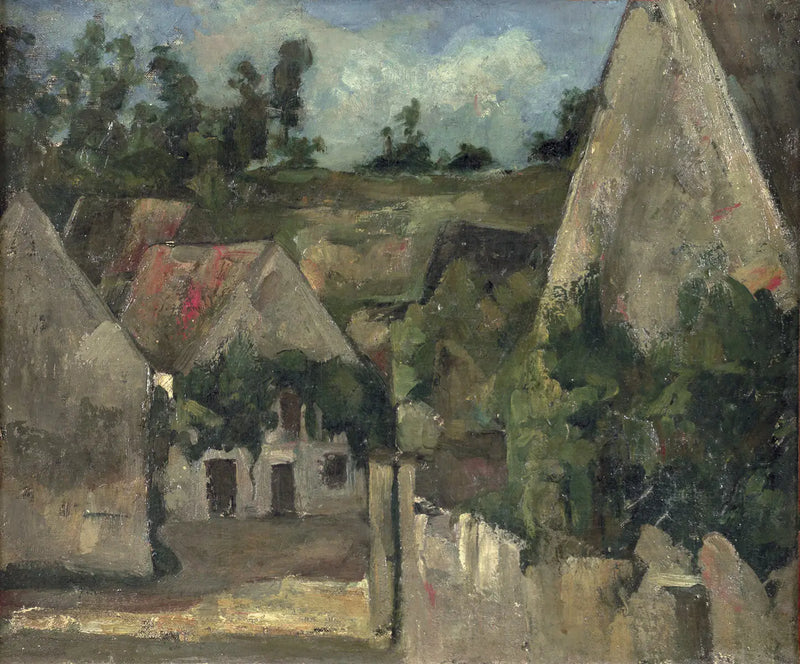 Encruzilhada da rua Rémy em Auvers-sur-Oise - Paul Cézanne