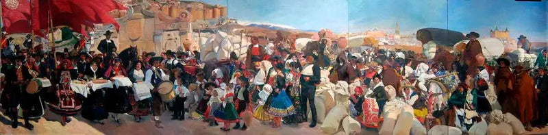 Castela, a festa do pão - Joaquín Sorolla