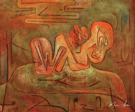 Catastrophe du Sphinx - Paul Klee - Reproductions de tableaux et peintures haut de gamme