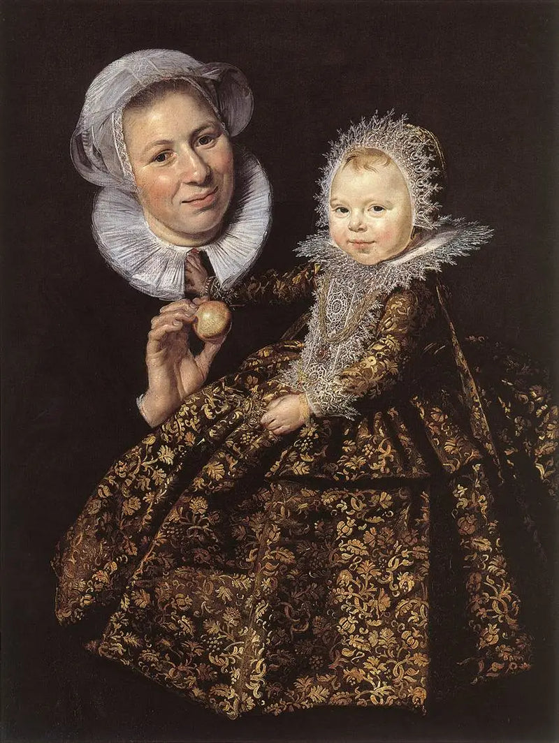 Catharina Hooft e sua ama de leite - Frans Hals
