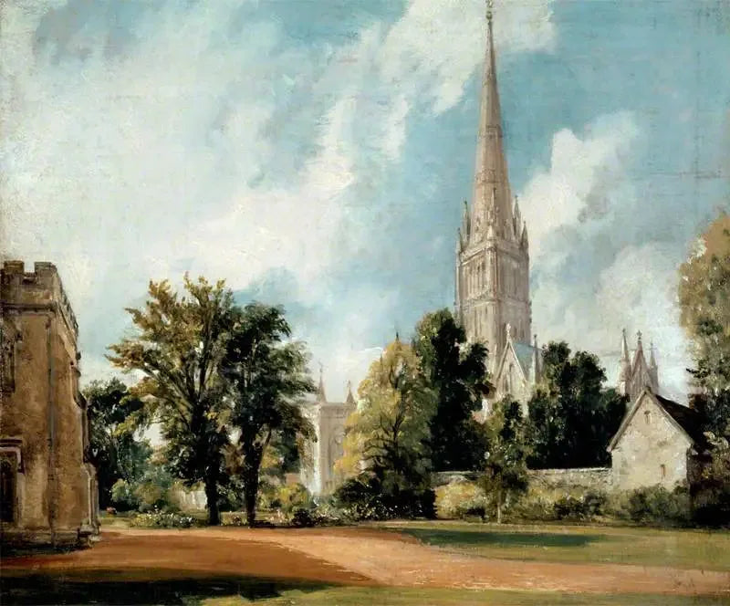 Catedral de Salisbury a partir do muro - John Constable