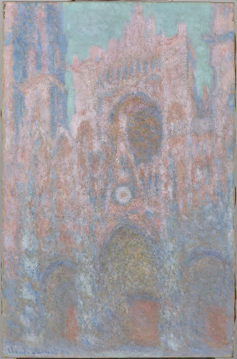 Catedral de Rouen, sol poente W1323 - Claude Monet