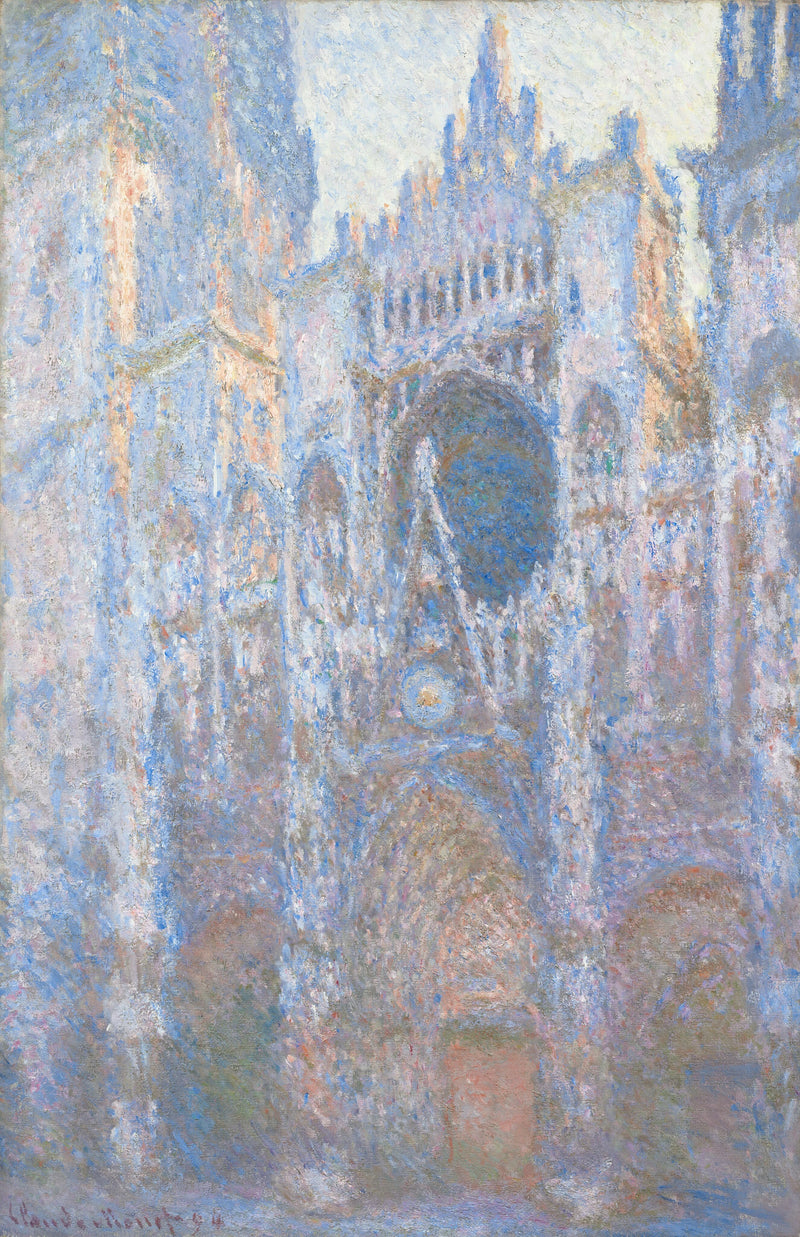 Catedral de Rouen, fachada oeste W1351 - Claude Monet