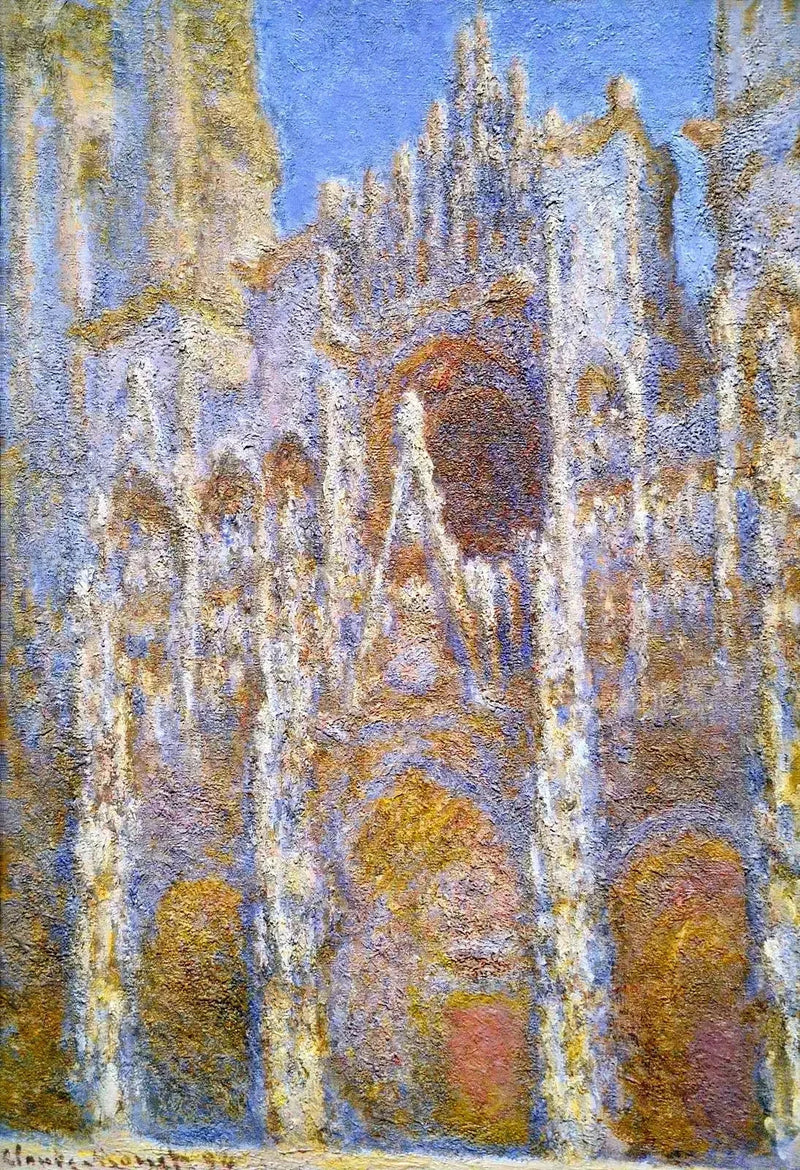 Catedral de Rouen, efeito sol W1356 - Claude Monet