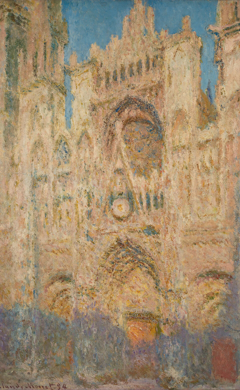 Catedral de Rouen, final do dia W1326 - Claude Monet