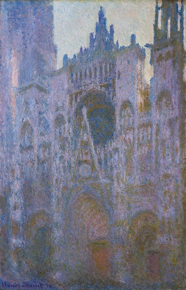 A Catedral de Rouen, o Portal, Efeito de manhã - Claude Monet