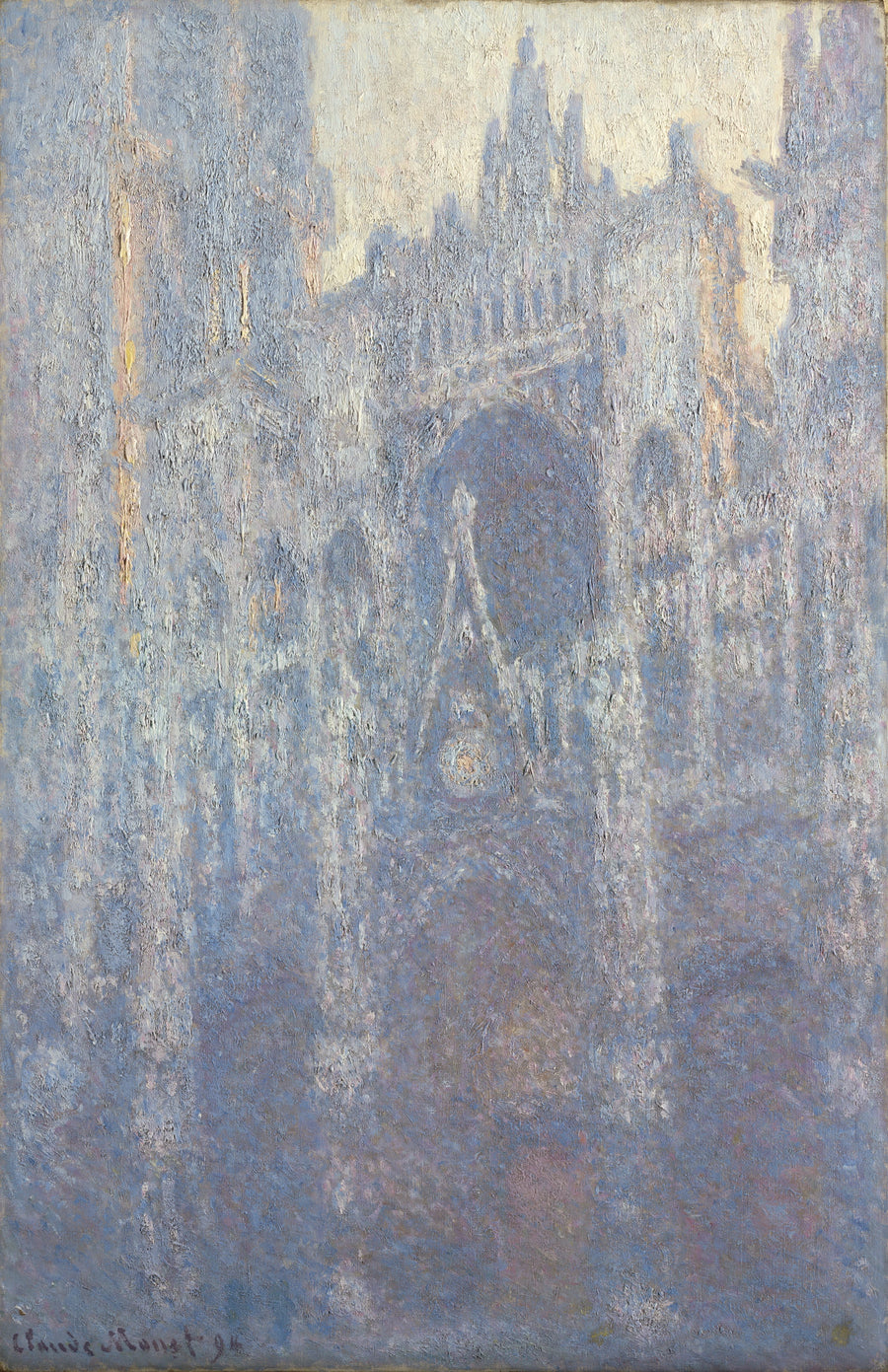 A Catedral de Rouen, Portal, Efeito da manhã - Claude Monet