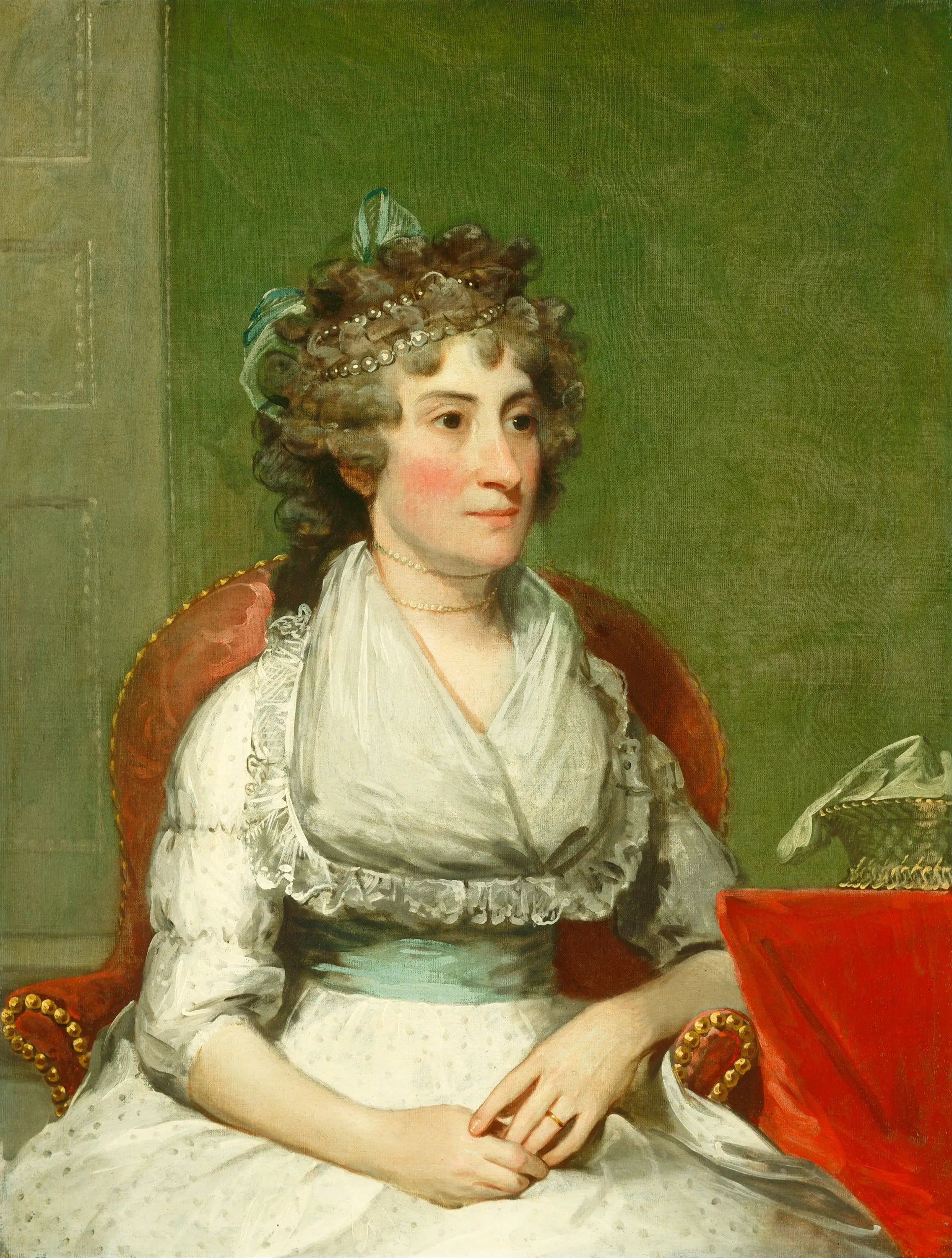 Catherine Yates Pollock (Mme George Pollock) - Gilbert Stuart - Alpha Reproduction