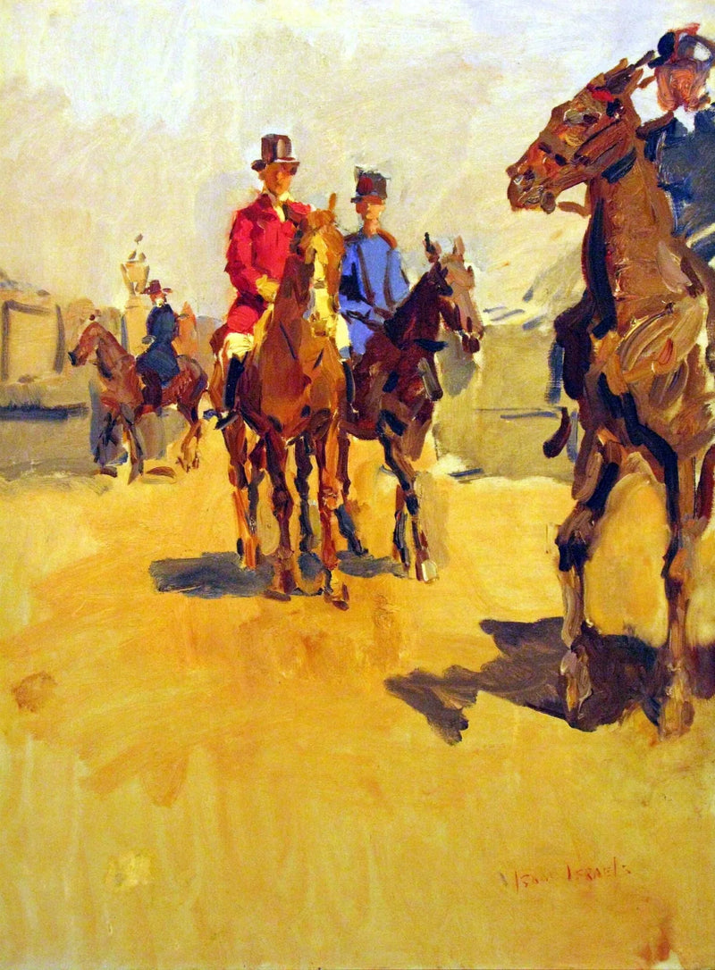 Cavaleiros e cavalos - Isaac Israëls