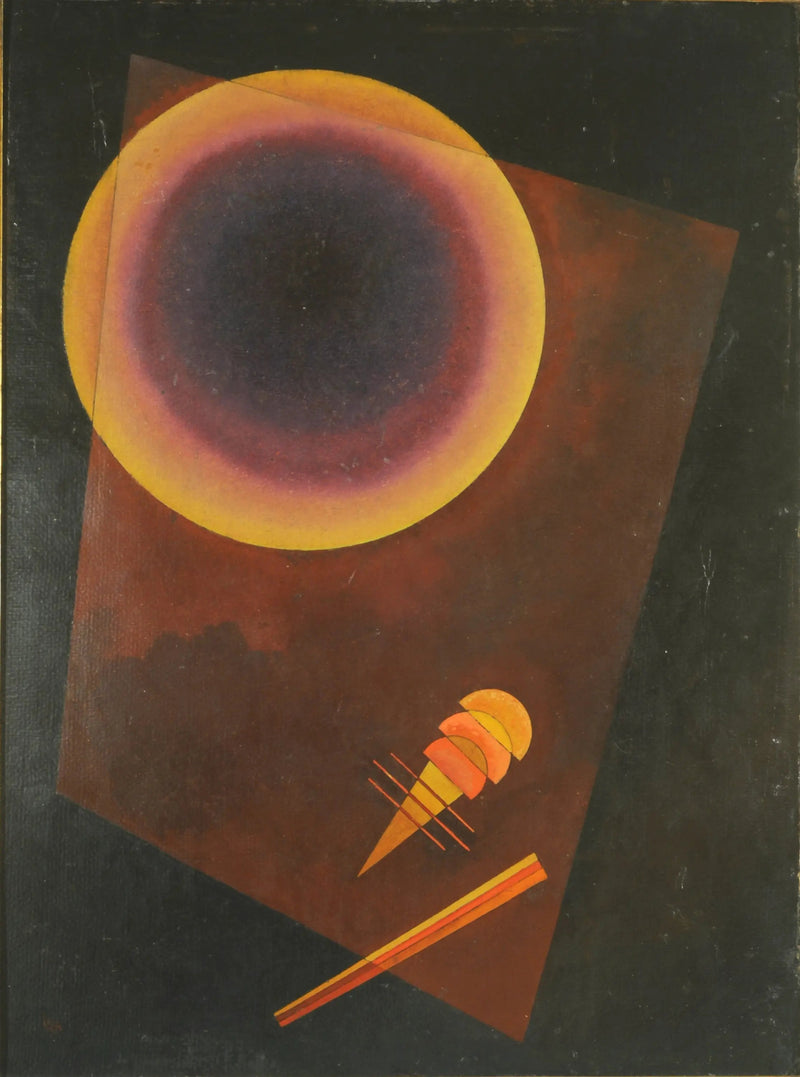 Círculo (com marrom) - Vassily Kandinsky