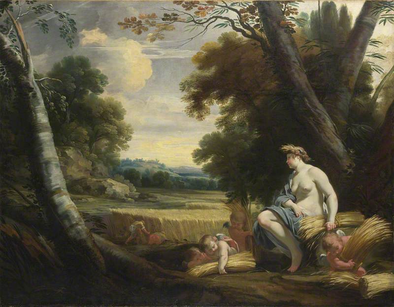 Cérès e cupidos ceifando - Simon Vouet
