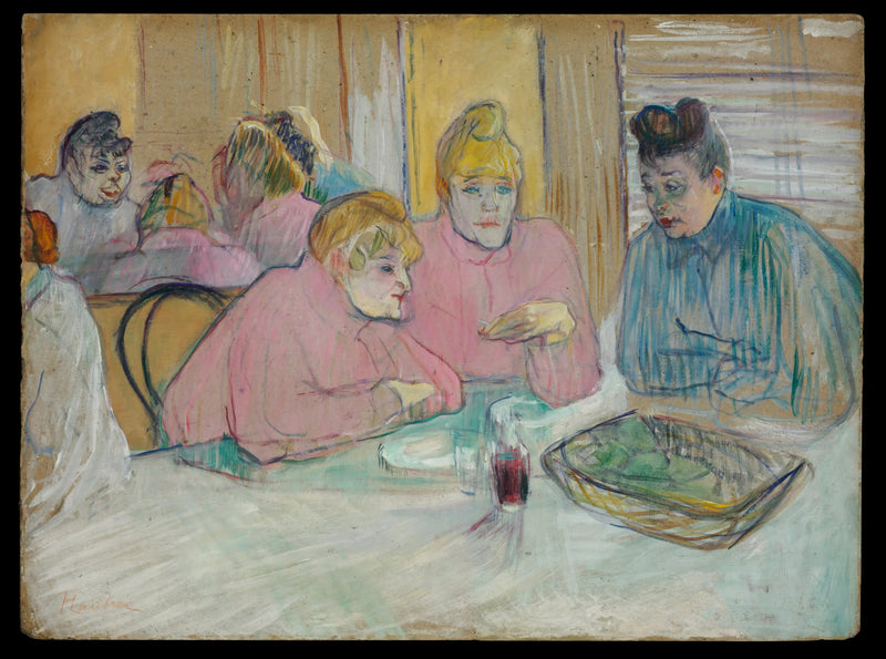 Essas Damas no Refeitório - Henri de Toulouse-Lautrec