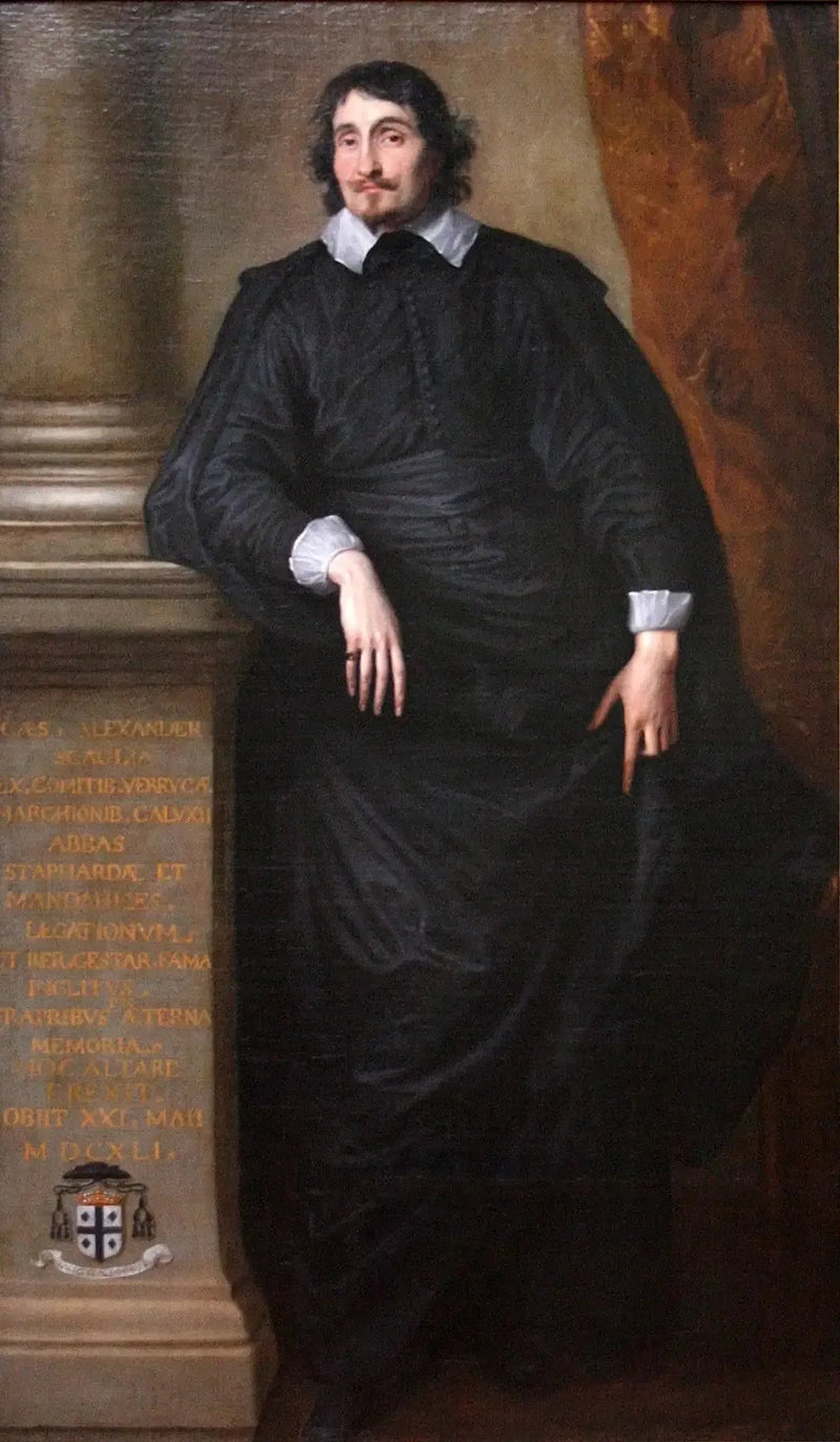 Cesare Alessandro Scaglia di Verrua, abade de Staffarda e Mandanici - Antoine van Dyck