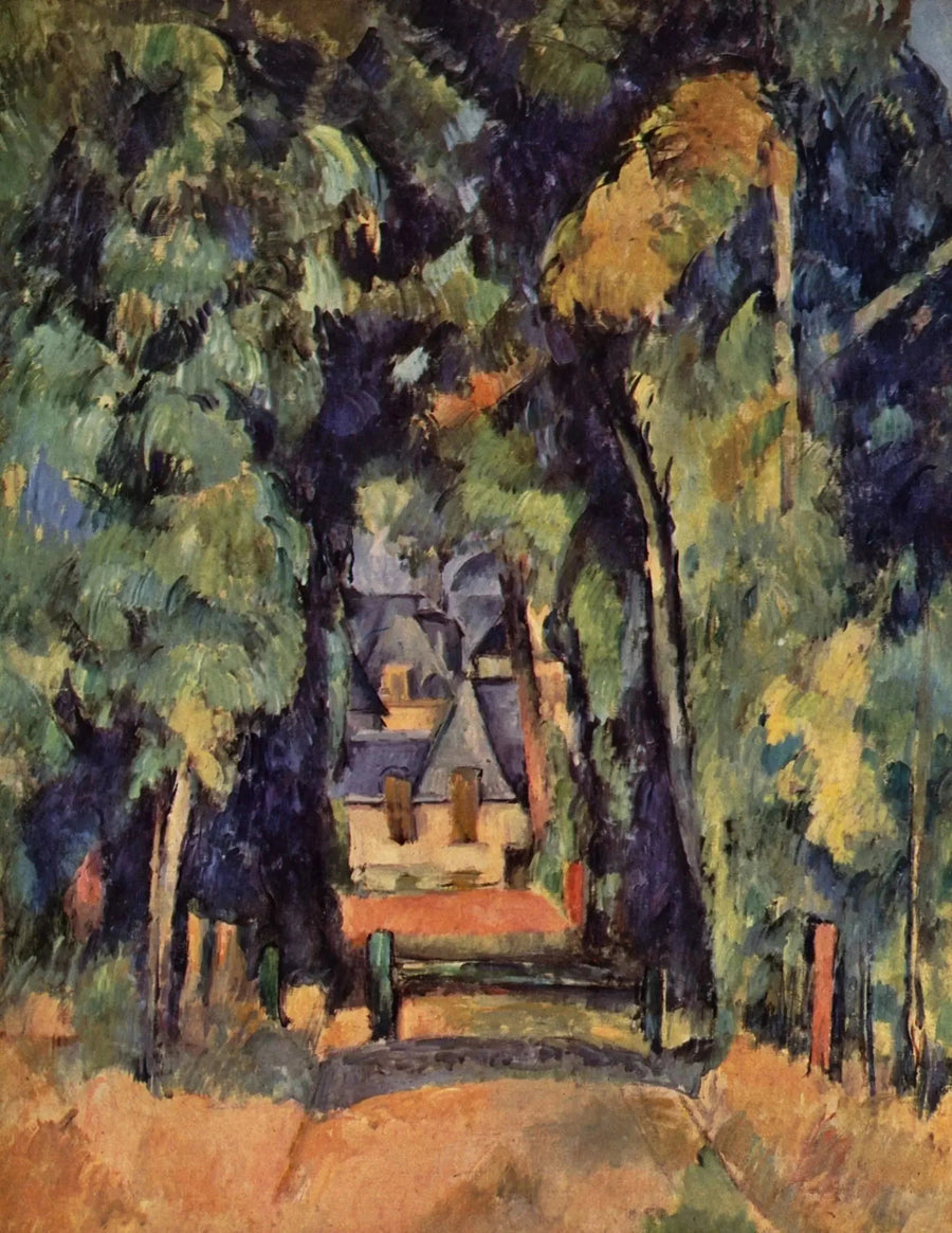 O Caminho em Chantilly - Paul Cézanne