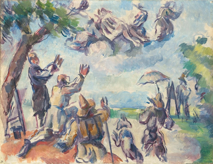 Apoteose de Delacroix, 1890 -1894 - Paul Cézanne
