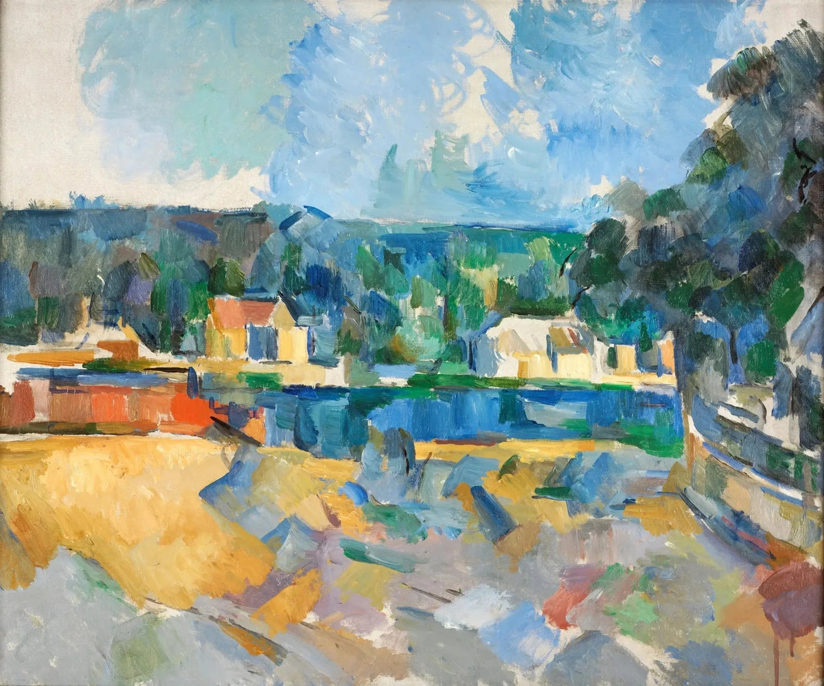 À beira de um rio, por volta de 1904-1905 - Paul Cézanne