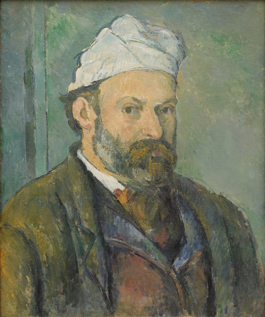 Retrato do artista com chapéu branco - Paul Cézanne