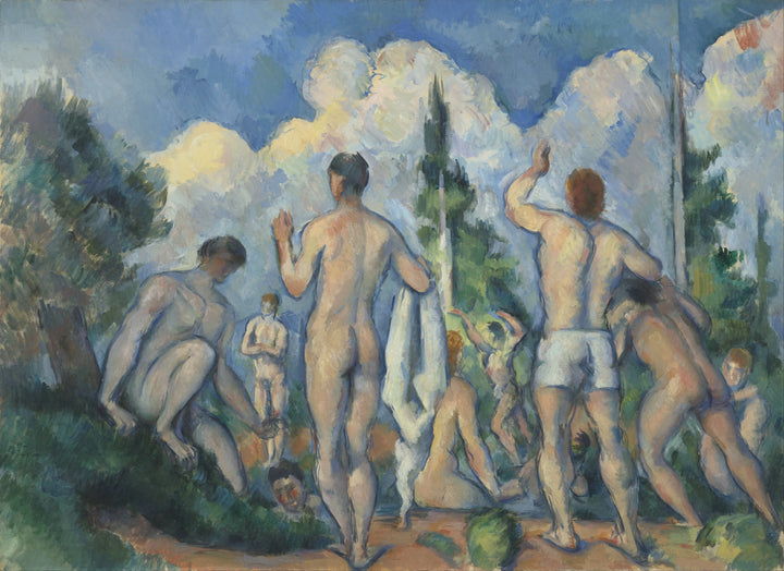 Banhistas, por volta de 1890 - Paul Cézanne