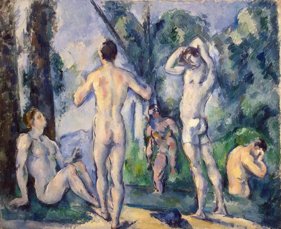 Os Banhistas ao Ar Livre - Paul Cézanne