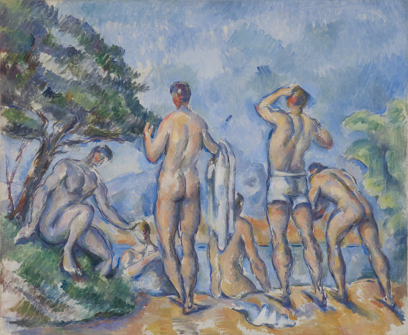 Banhistas - Paul Cézanne