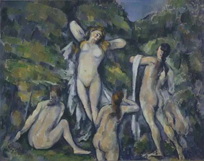 As Banhistas - Paul Cézanne