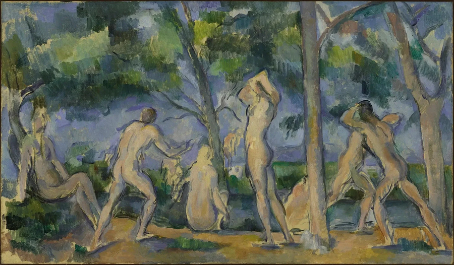 Banhistas - Paul Cézanne
