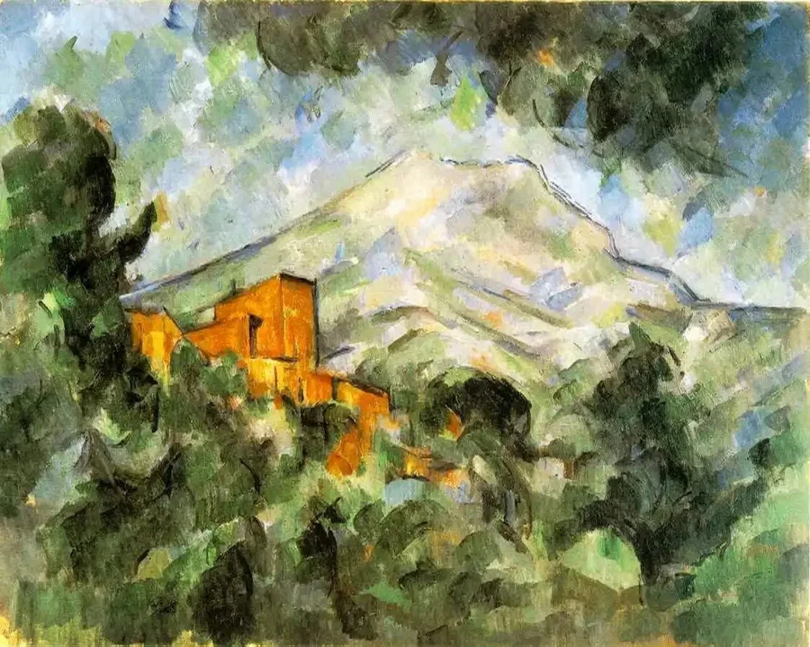 A Montanha Sainte-Victoire e Château Noir - Paul Cézanne