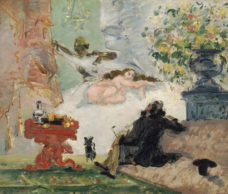 Uma moderna Olympia - Paul Cézanne