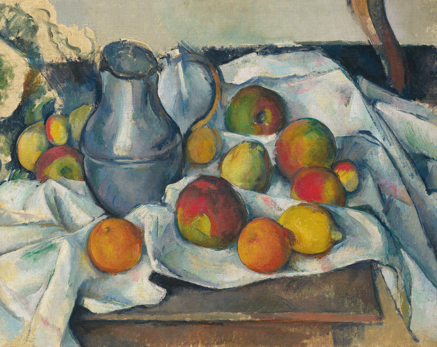 Chaleira e frutas, 1888 -1890 - Paul Cézanne