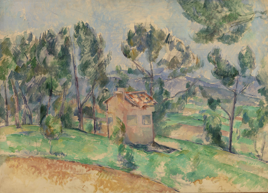 Cabana de caça na Provença - Paul Cézanne