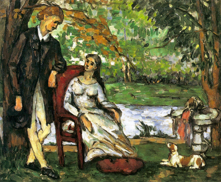 A Conversa, 1872 -1873 - Paul Cézanne