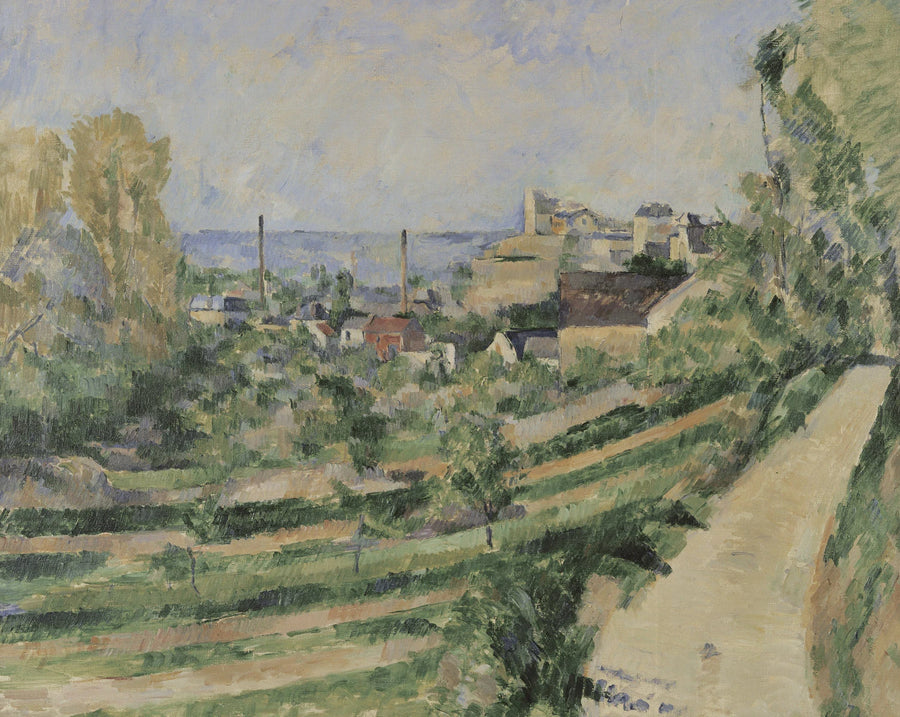 L'Estaque, a vila e o mar - Paul Cézanne