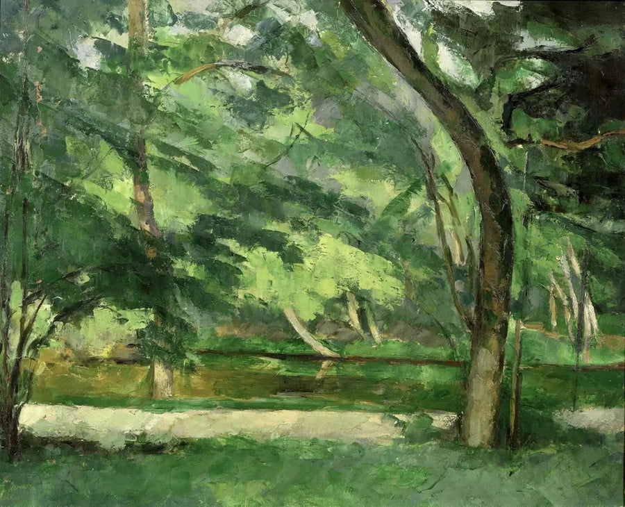 O Lago das Irmãs em Osny, perto de Pontoise - Paul Cézanne