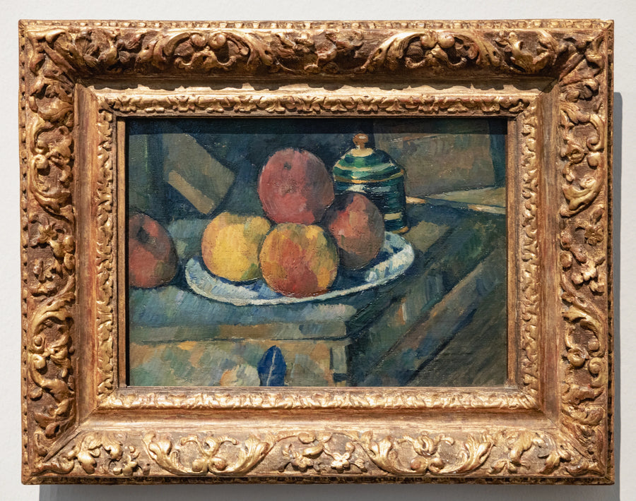 Frutas e açucareiro - Paul Cézanne