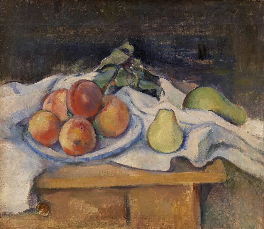 Frutas sobre a mesa - Paul Cézanne