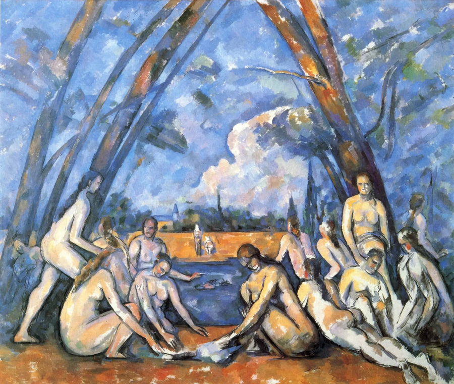 As Grandes Banhistas - Paul Cézanne