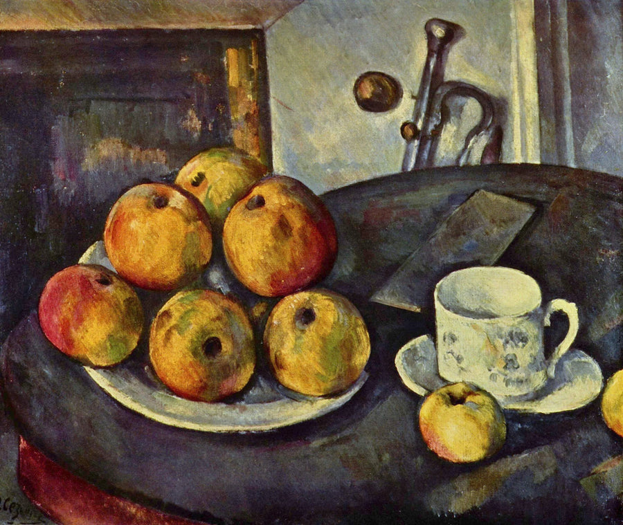 As Grandes Maçãs - Paul Cézanne