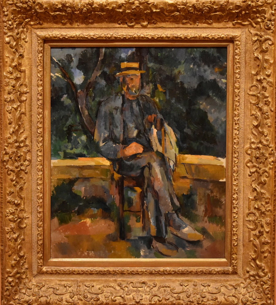 Homem sentado - Paul Cézanne