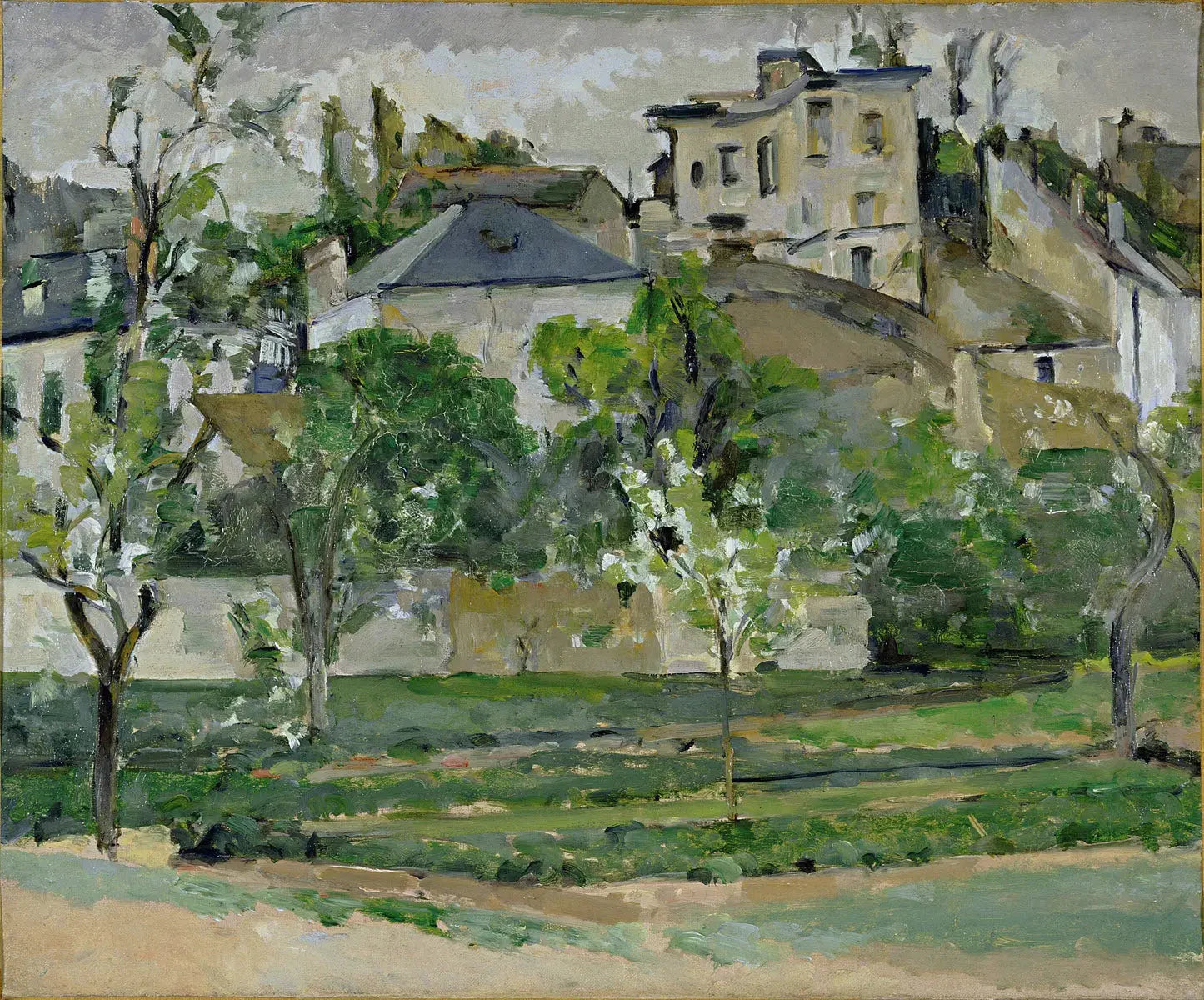 Le Jardin de Maubuisson à Pontoise 1877 Paul Cézanne FWN 109 – reproduction peinture à l’huile sur toile
