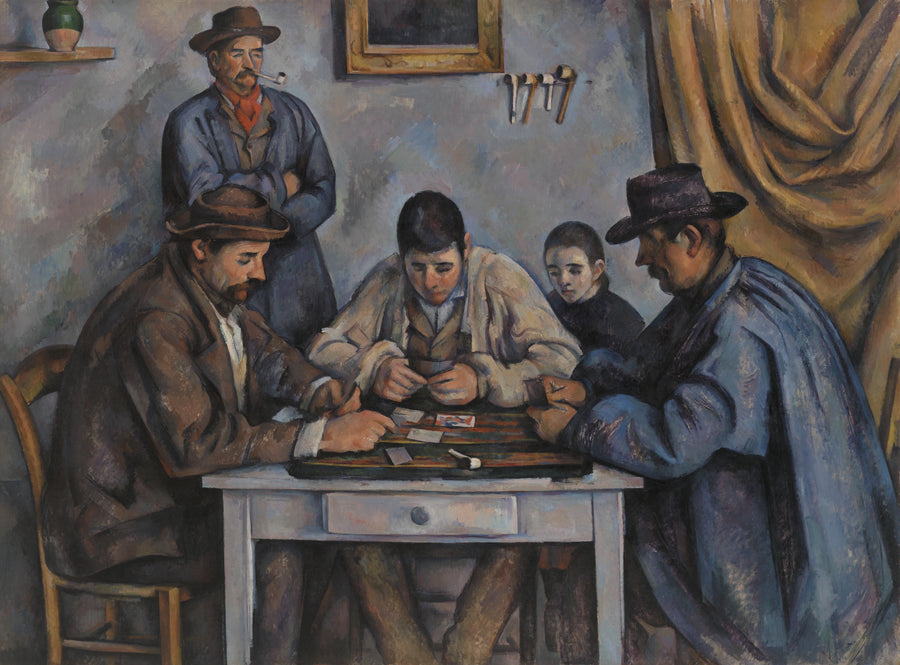 Os jogadores de cartas - Paul Cézanne