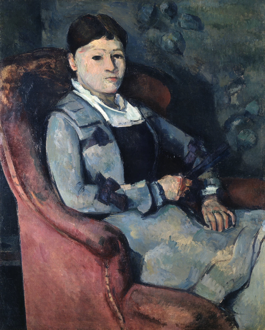 Sra. Cézanne com o leque - Paul Cézanne