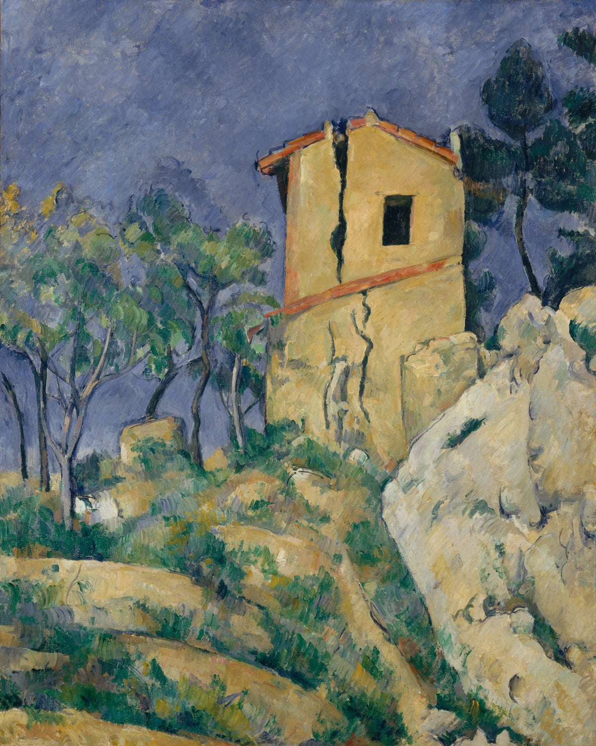 A Casa Quebrada, 1892 -1894 - Paul Cézanne