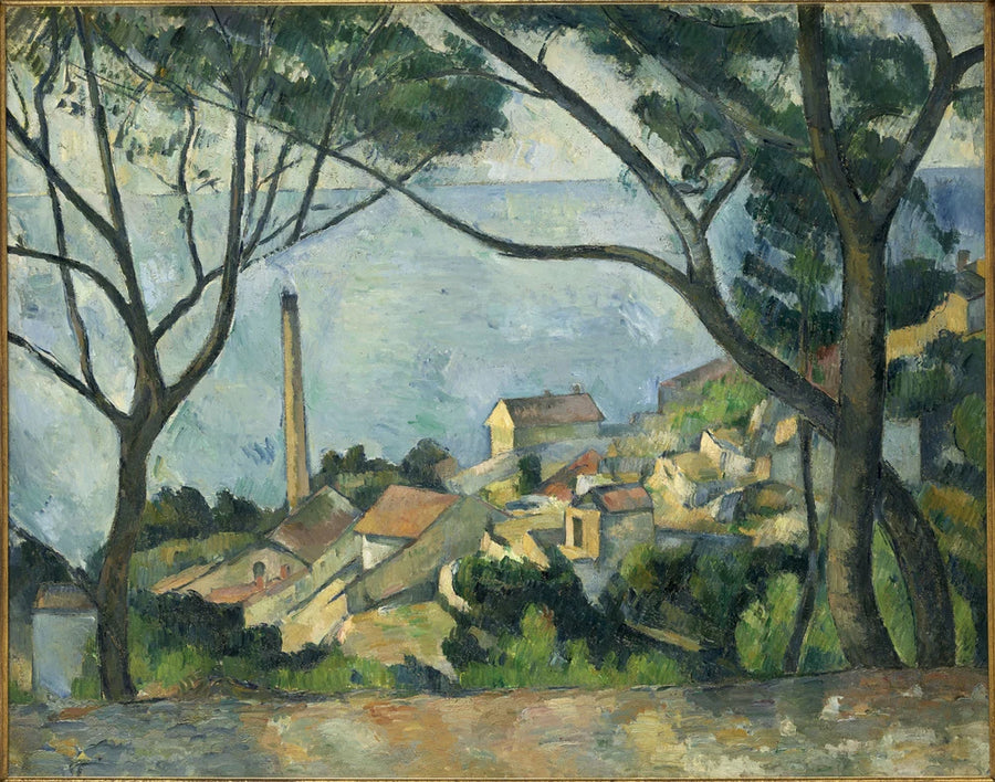 O mar em L'Estaque - Paul Cézanne