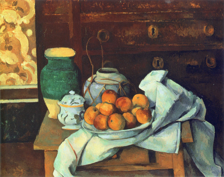 Natureza morta na cômoda, por volta de 1883 -1887 - Paul Cézanne