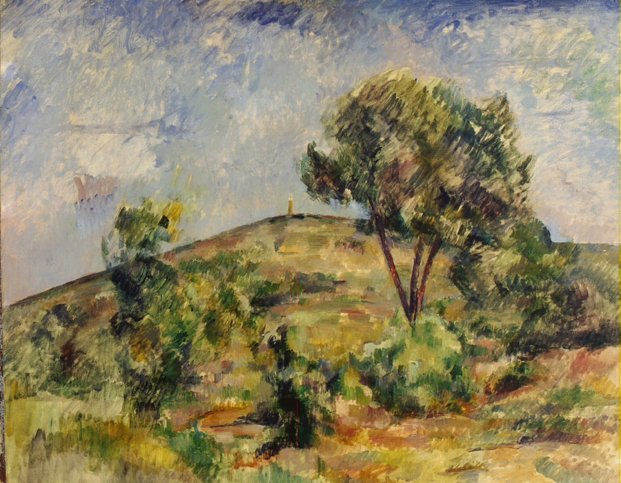 Paisagem perto de Aix com a torre de César - Paul Cézanne