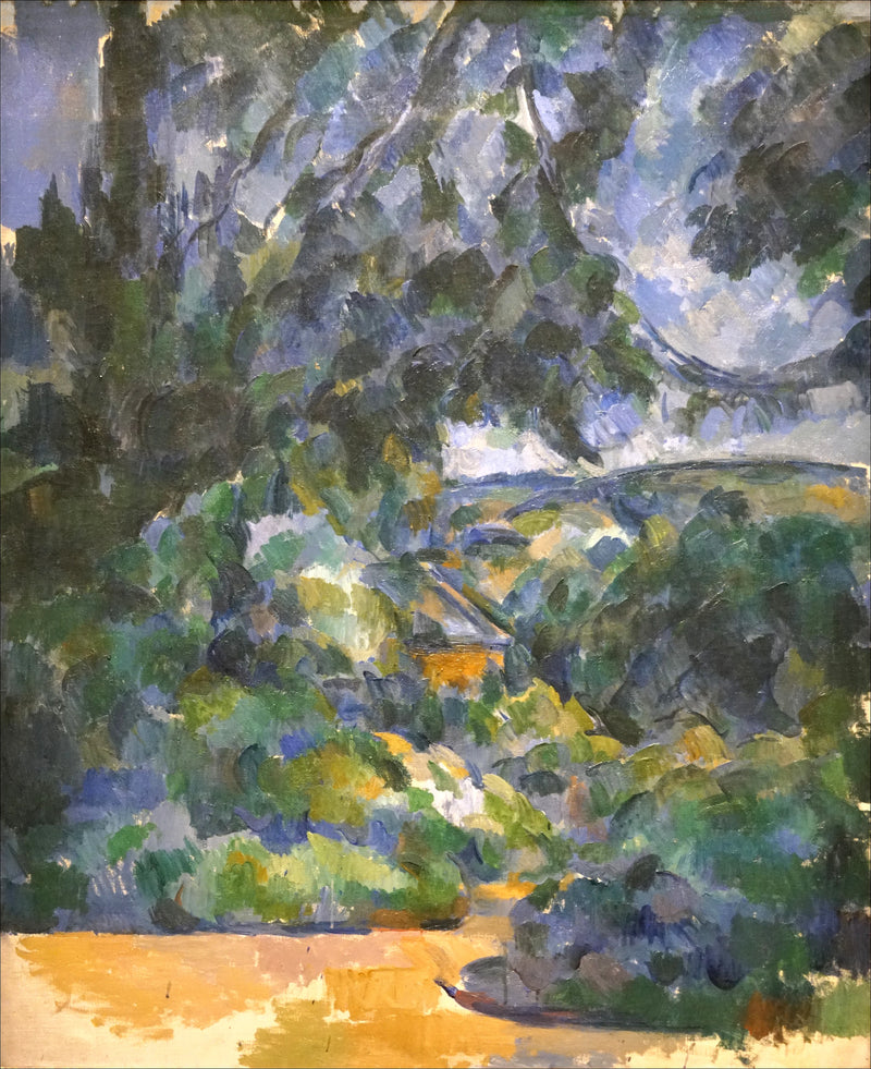 Paisagem azul - Paul Cézanne