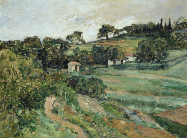 Paisagem, cerca de 1879 - Paul Cézanne