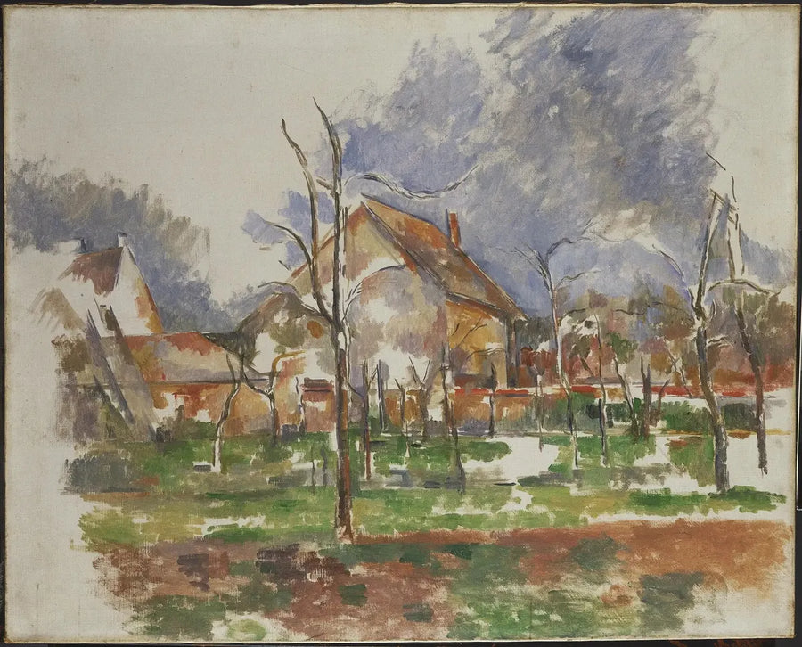 Paisagem de inverno (Giverny) - Paul Cézanne
